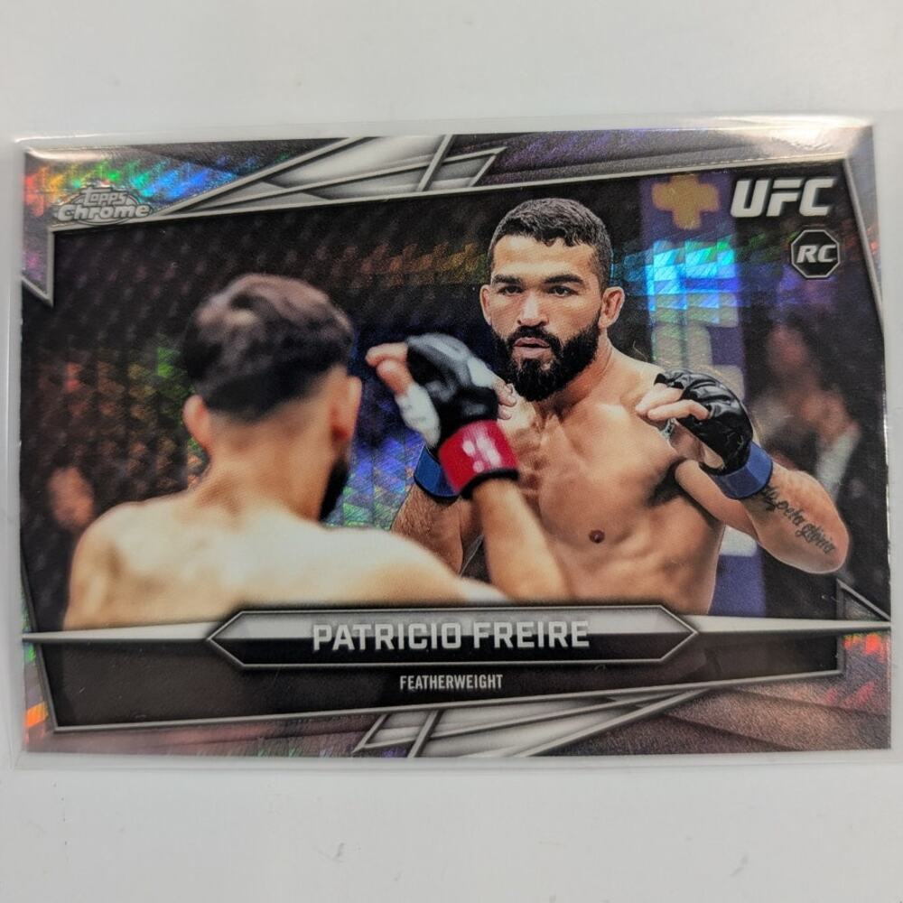 2026 Topps Chrome UFC Patricio Freire #94 RC Prism Refractor Parallel Hobby